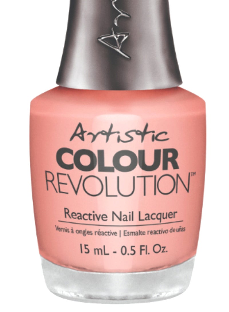 أرتِستك طلاء أظافر لامع ريفولوشن ريأكتيف خوخي فاتح كريمي 162 - Image 2