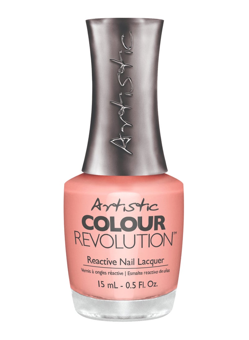 أرتِستك طلاء أظافر لامع ريفولوشن ريأكتيف خوخي فاتح كريمي 162 - Image 1