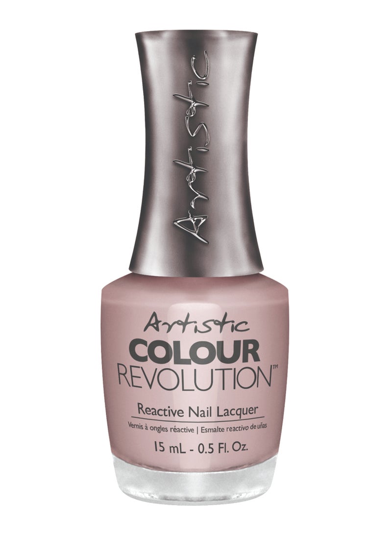ARTISTIC Revolution Reactive Glossy Nail Lacquer Peach Nude Creme - Image 1