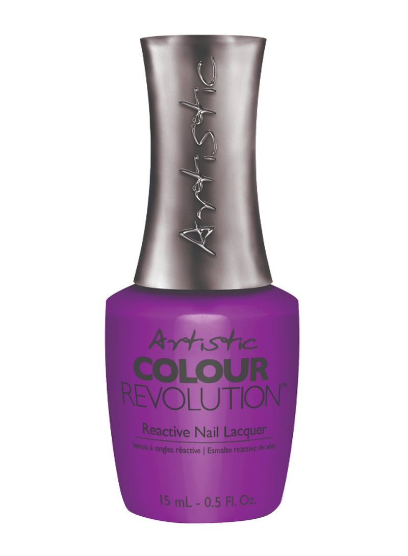 ARTISTIC Revolution Reactive Glossy Nail Lacquer Purple - Image 1