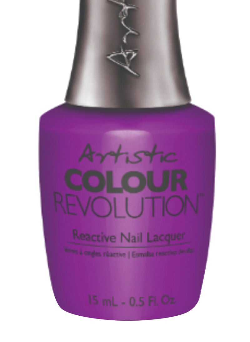 ARTISTIC Revolution Reactive Glossy Nail Lacquer Purple - Image 2