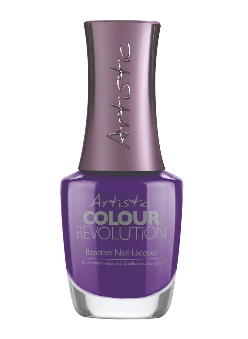 ARTISTIC Revolution Reactive Glossy Nail Lacquer Purple - Image 1
