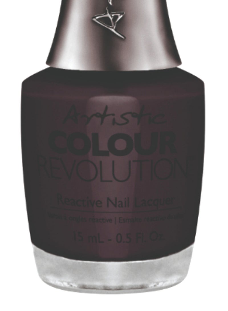 ARTISTIC Revolution Reactive Glossy Nail Lacquer Burgundy Creme - Image 2