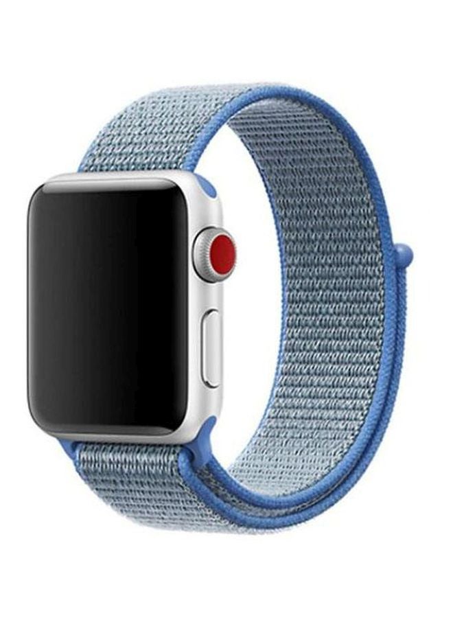 Replacement Band For Apple Watch 42/44mm Blue - Image 1