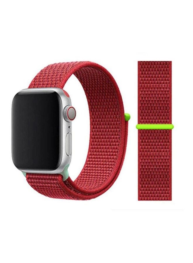 Generic - Replacement Band For Apple Watch 42/44mm Red - Image 1