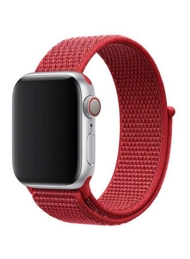 Generic - Replacement Band For Apple Watch 42/44 mm Red - Image 1