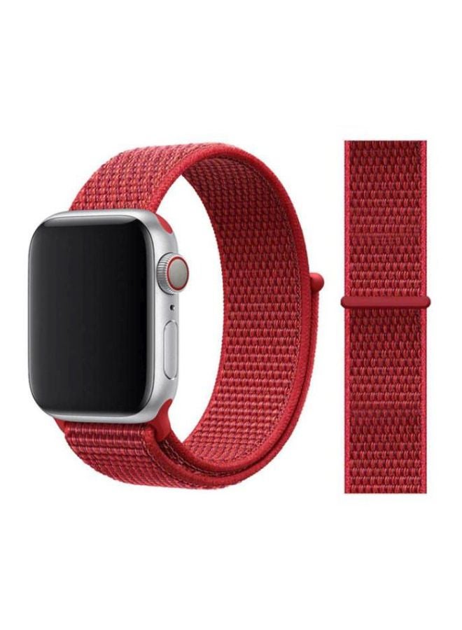 Generic - Replacement Band For Apple Watch 42/44 mm Red - Image 1