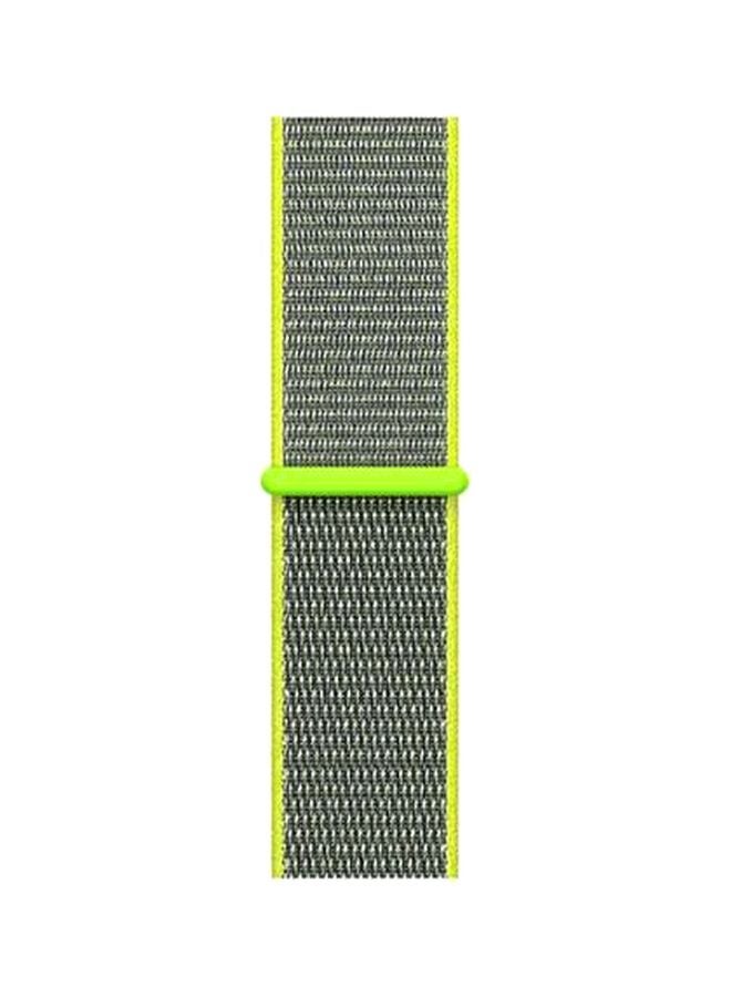 Generic - Replacement Band For Apple Watch 38/40 mm Grey/Green - Image 1