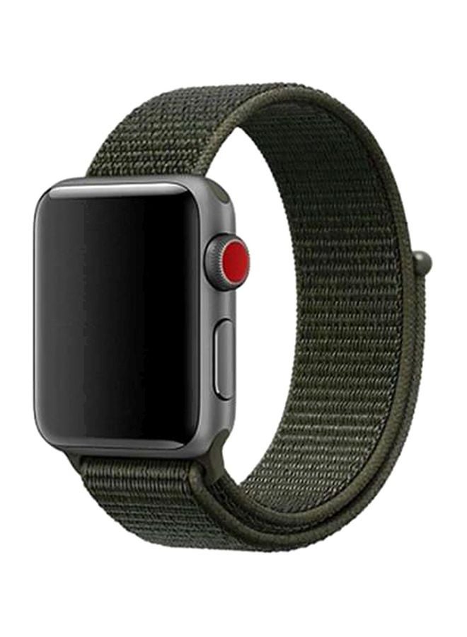 Generic - Replacement Band For Apple Watch 42/44 mm Khaki Green - Image 1