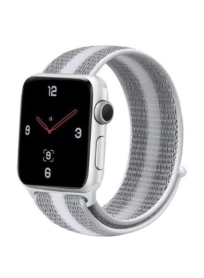 Replacement Band For Apple watch 42/44 mm Grey/White