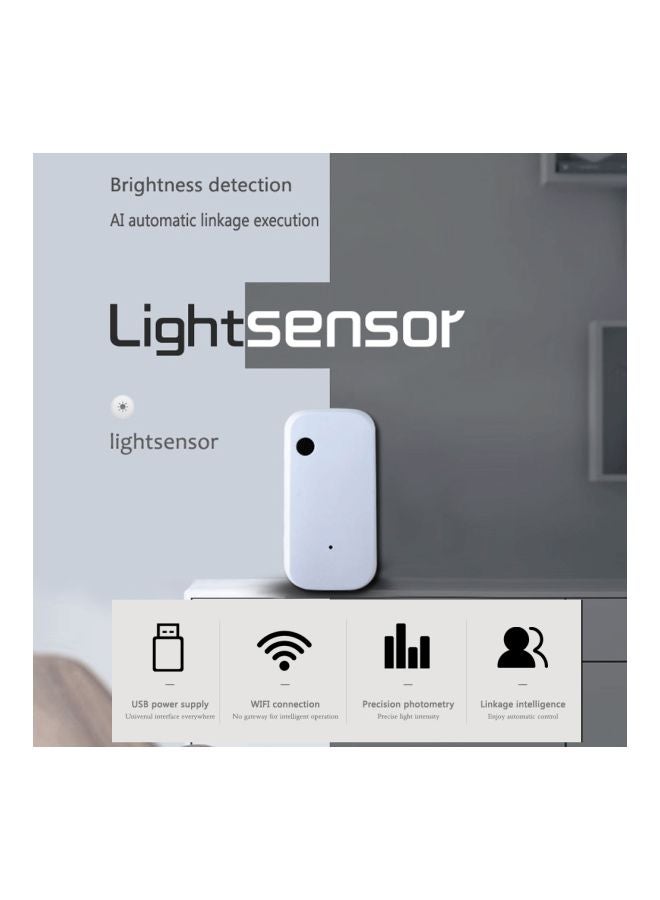 Generic - 4-Piece Illumination Light Sensor Set White - Image 1