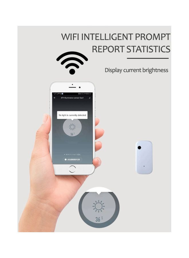 Generic - 4-Piece Illumination Light Sensor Set White - Image 1