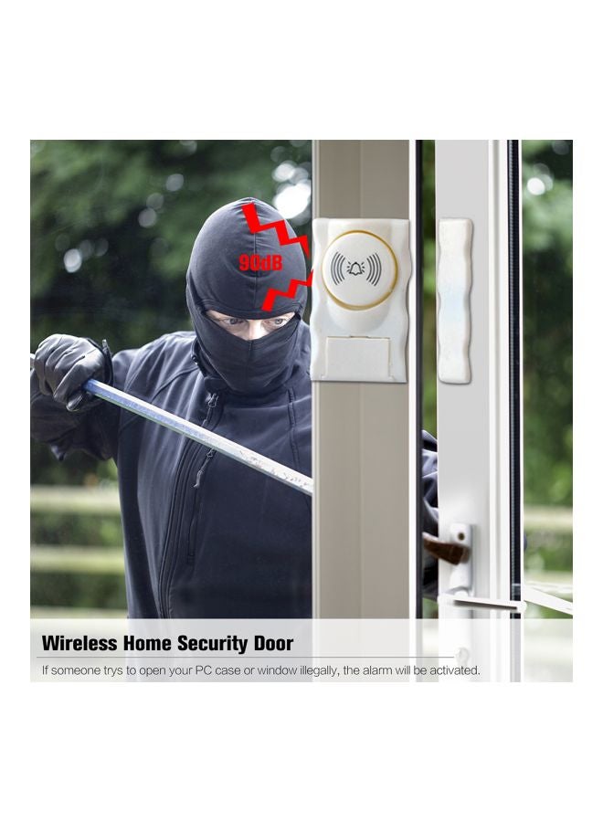 Wireless Home Security Door Window Alarm White - Image 5