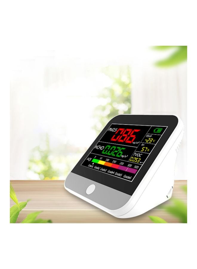 AQI Detector Thermometer With Hygrometer multicolour 13.00x9.00x13.00cm  - Image 3