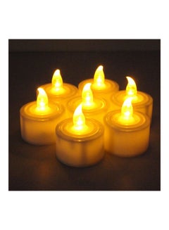Cool Baby 12-Piece Decorative LED Candle Light Set Yellow 4 x 4.5cm  - Image 4