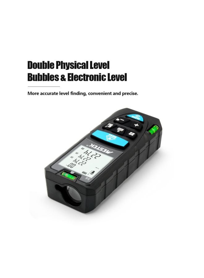 MESTEK S6 Series Intelligent Laser Range Finder Black/Blue 11.5x5x3cm - Image 4