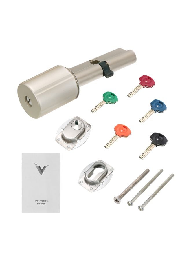 Xiaomi Mijia Aqara Smart Door Lock Core With Keys Silver 22.80x5.10x15.80cm - Image 1