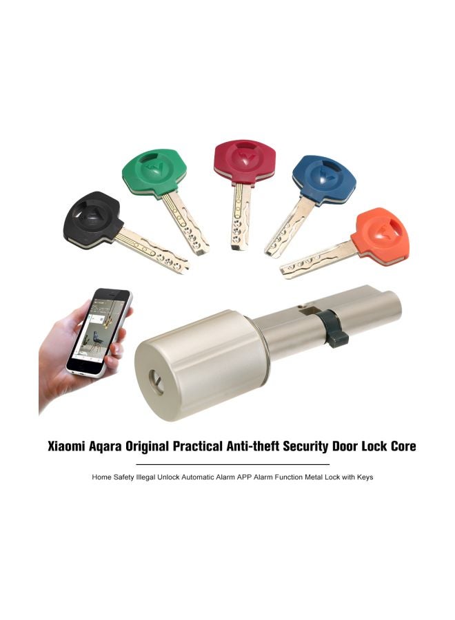 Xiaomi Mijia Aqara Smart Door Lock Core With Keys Silver 22.80x5.10x15.80cm - Image 3