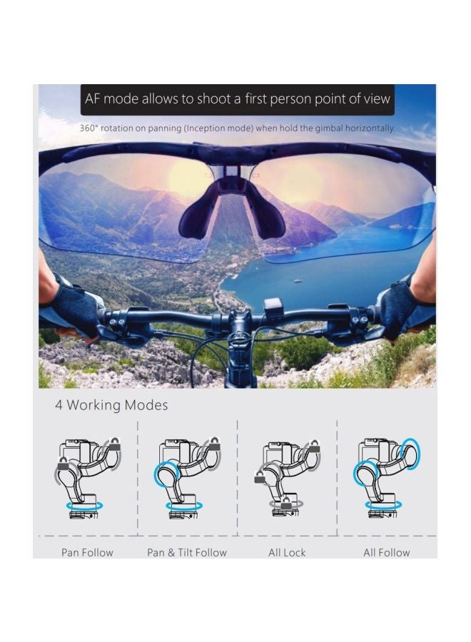 hohem iSteady Pro 2 Action Camera Gimbal Stabilizer Black  - Image 4