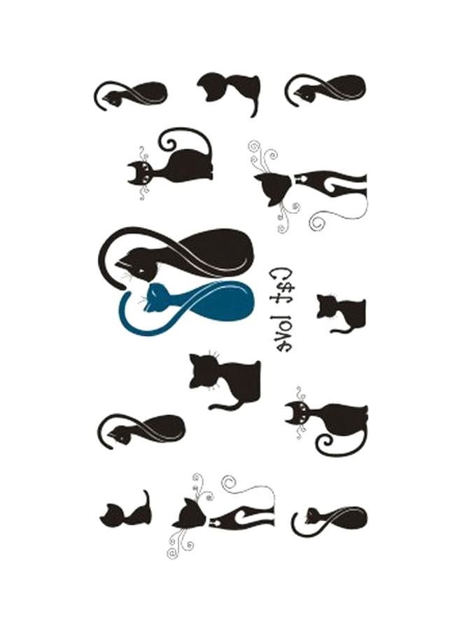 Waterproof Temporary Tattoo Sticker Black
