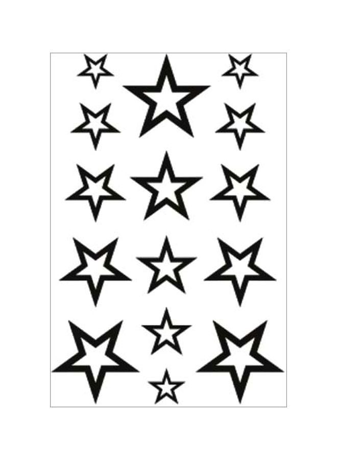 Waterproof Temporary Tattoo Sticker Black