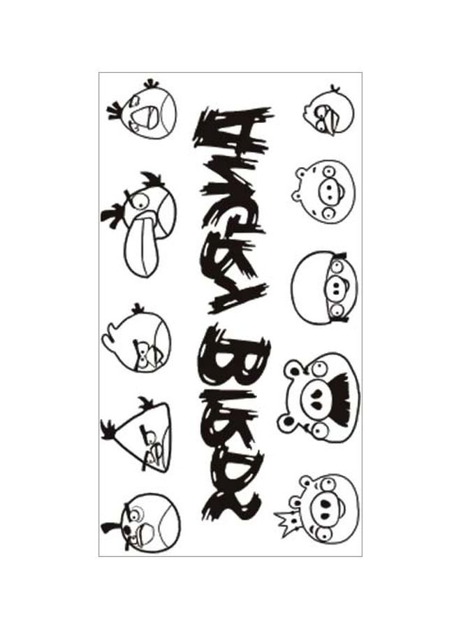 ملصق تاتو مؤقت مقاوم للماء أسود