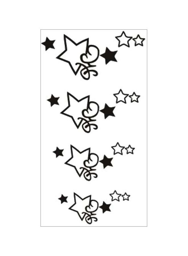 Waterproof Temporary Tattoo Stickers Black