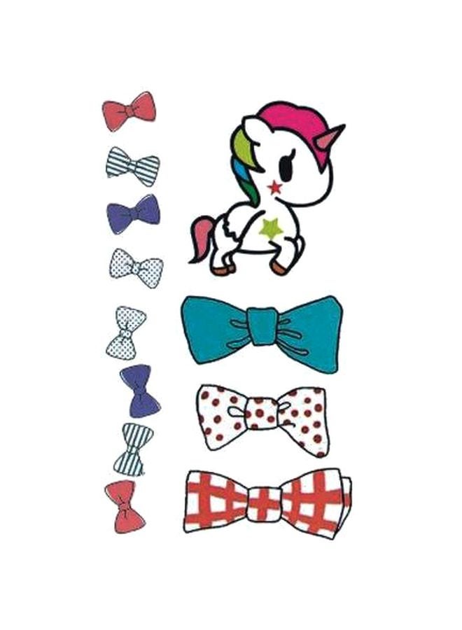 ملصقات تاتو مضادة للماء متعدد الألوان