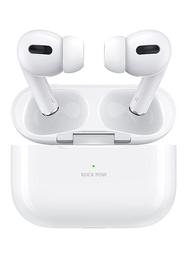 Rock Pow In Ear Wireless Earbuds White  - Image 1