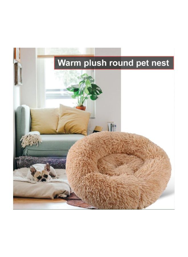 وسادة استرخاء على شكل دونات للحيوانات الأليفة مشمشي - Image 3