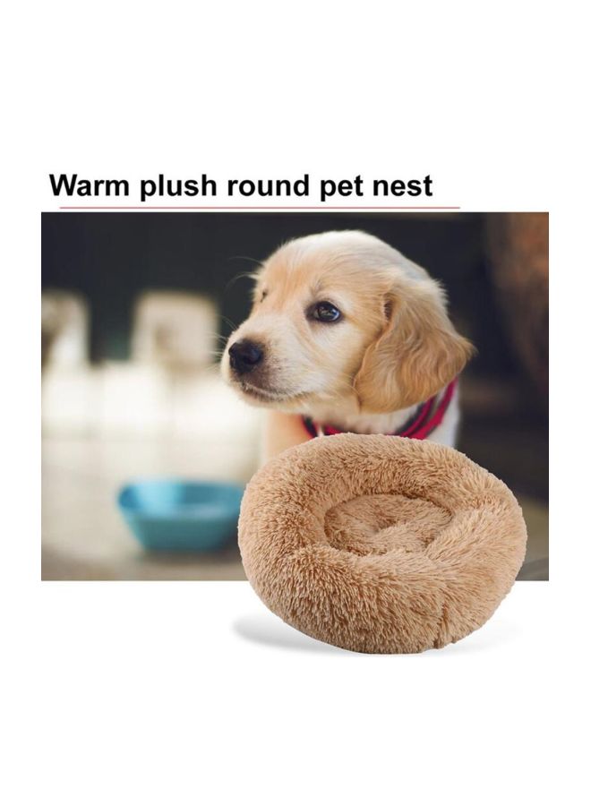 وسادة استرخاء على شكل دونات للحيوانات الأليفة مشمشي - Image 4