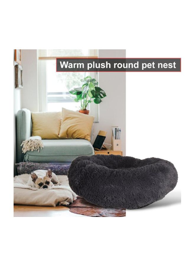 Pet Donut Cuddler Lounger Cushion Dark Grey - Image 3
