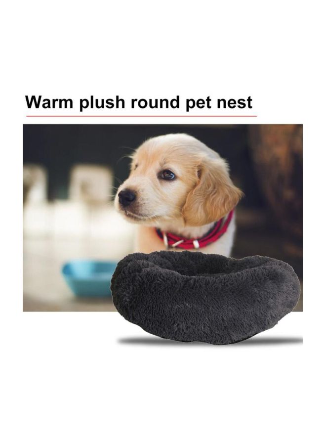 Pet Donut Cuddler Lounger Cushion Dark Grey - Image 4