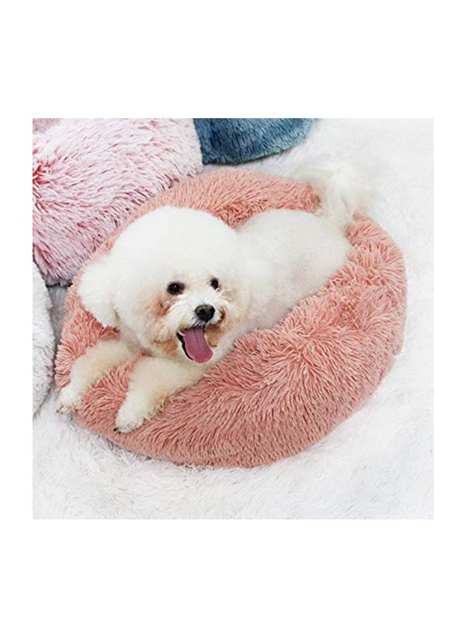 وسادة مستديرة لتدفئة الحيوانات الأليفة وردي - Image 2