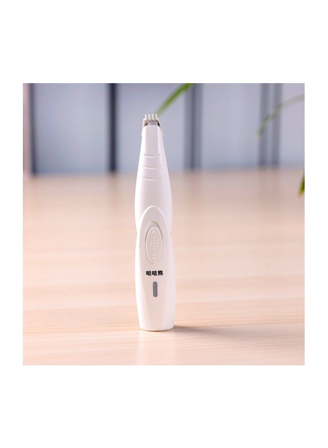 Rechargeable Hair Trimmer White/Black - Image 2