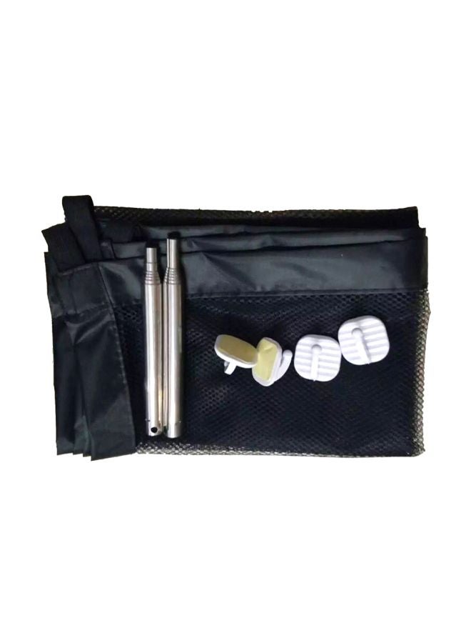 Generic Portable Safety Fence Black/Silver  - Image 1