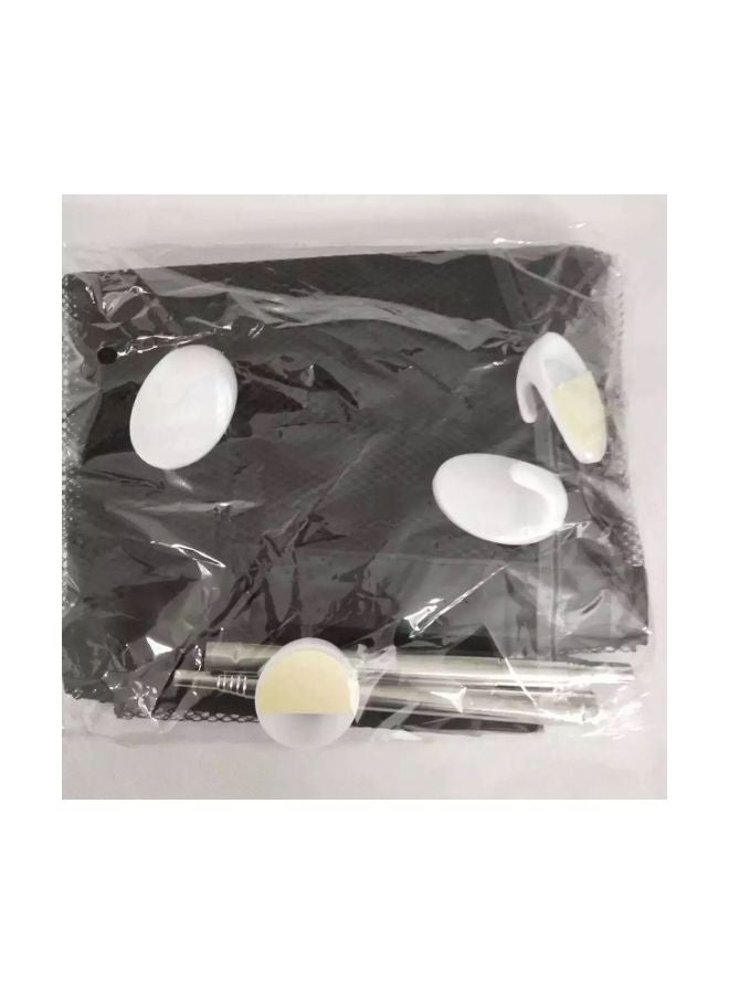 Generic Portable Safety Fence Black/Silver  - Image 3