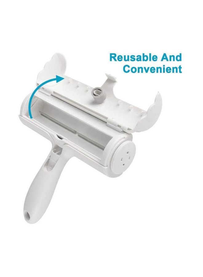 Reusable Pet Hair Remover With Self-Cleaning Base White 210mm - Image 5