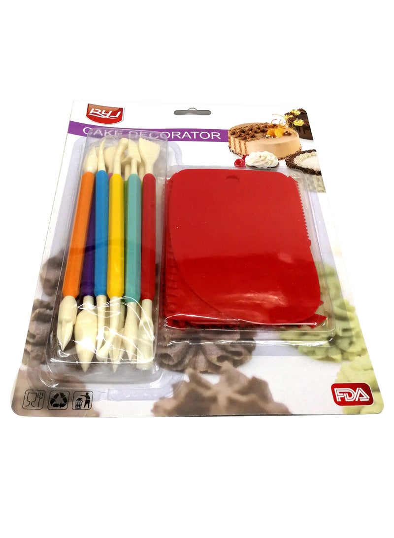 26-Piece Cake Decorating Tool Set Multicolour