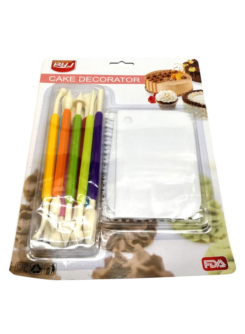 26-Piece Cake Decorating Tool Set Multicolour