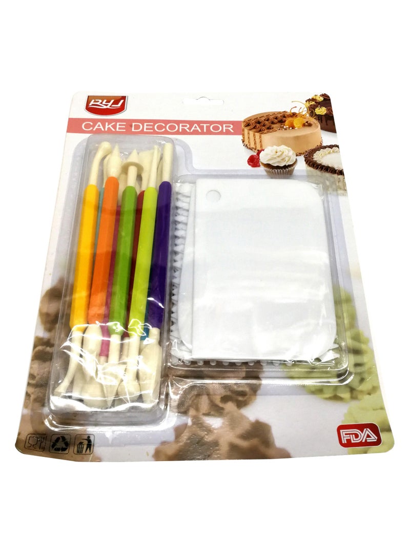 26-Piece Cake Decorating Tool Set Multicolour