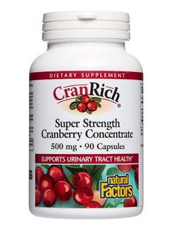 natural Factors Super Strength Cranberry Concentrate - 90 Capsules 
