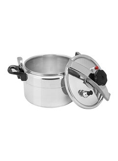 Royalford Aluminium Pressure Cooker Silver/Black 9Liters  - Image 3