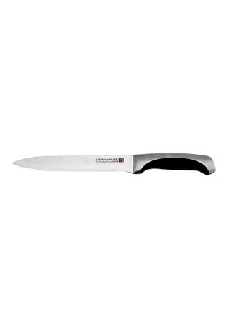 Utility Knife Premium-Grade Extra-Sharp Ss Blade With Convenient Ss+Abs Handle Silver/Black 5inch - v1584422070/N15028909A_1