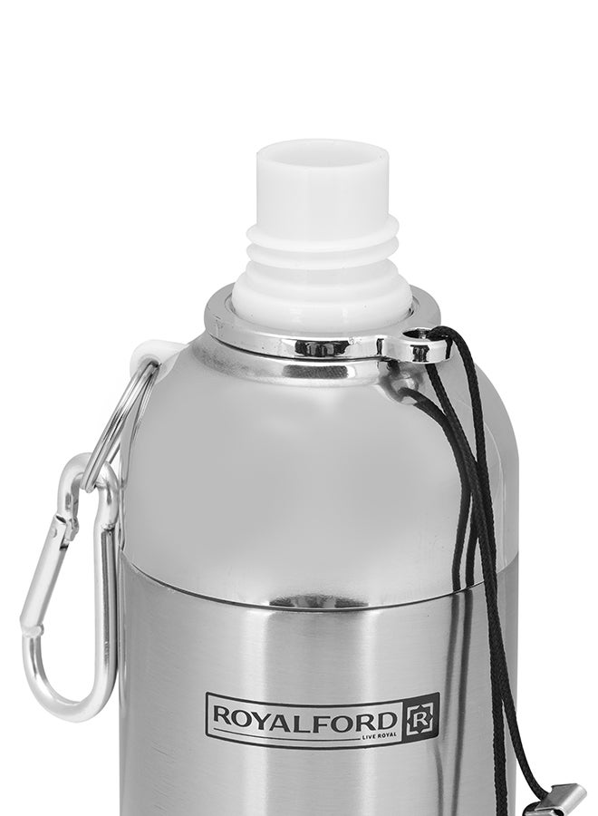 Royalford - Vaccum Sport Bottle Silver 500ml - Image 1