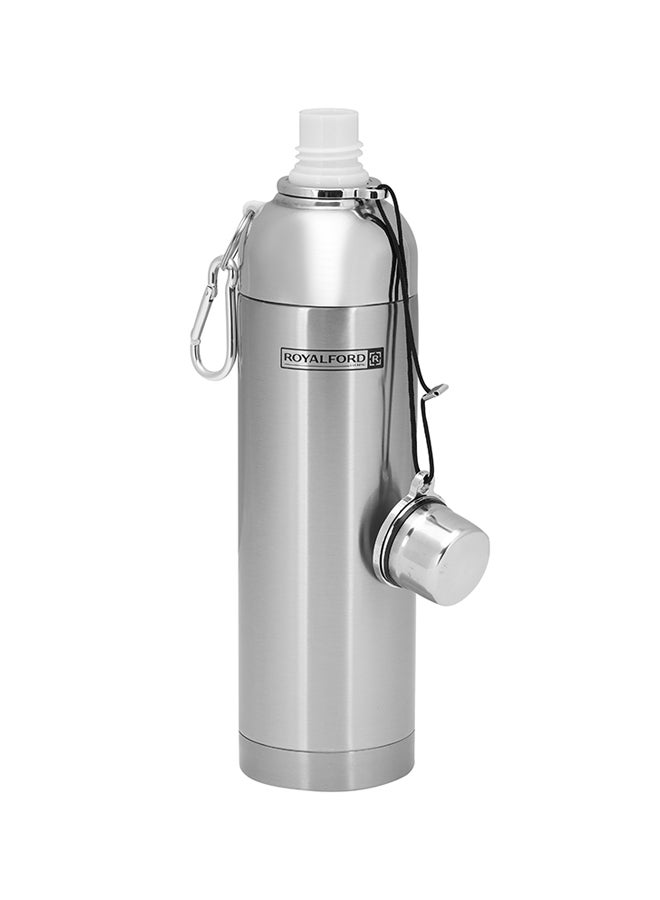 Royalford - Vaccum Sport Bottle Silver 500ml - Image 1