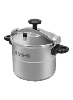 Royalford Aluminium Alloy Pressure Cooker Three-Ply Base Multi-Safety Device 30x30x25cm  - Image 3