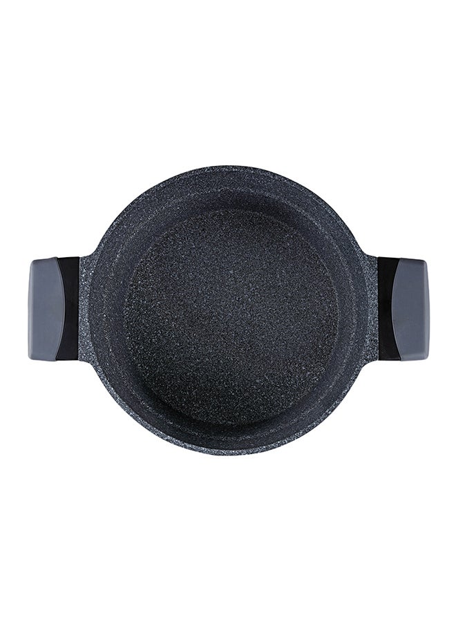 Royalford Die Cast Aluminium Casserole With Lid Black 32cm  - Image 3