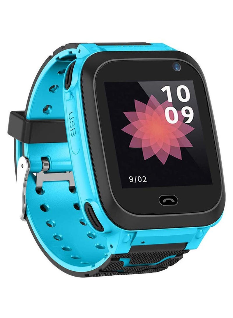 Kids GPS Tracker Smartwatch Blue