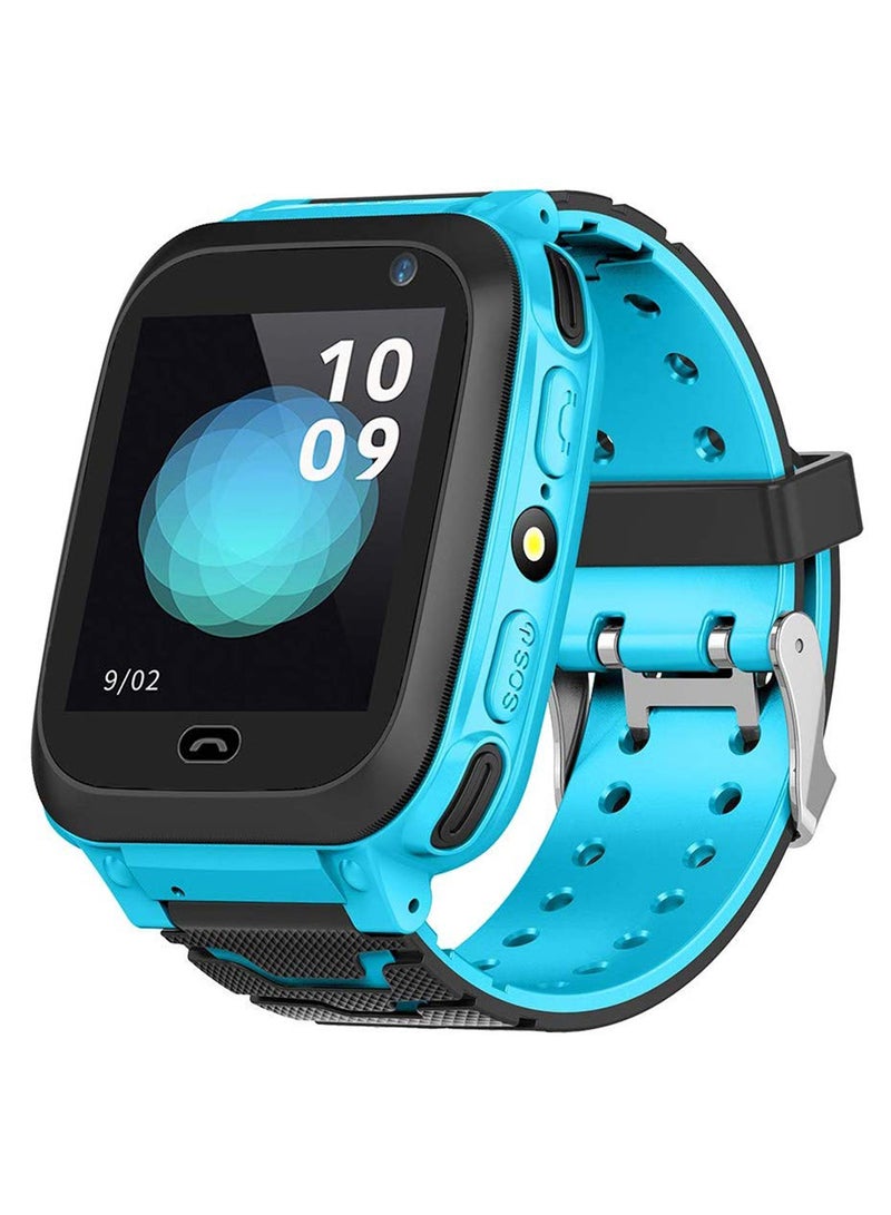 Kids GPS Tracker Smartwatch Blue